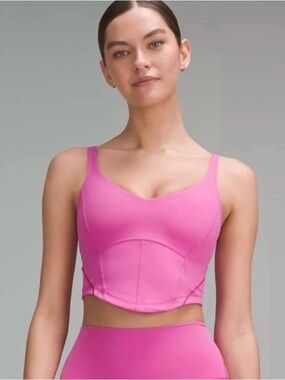 lululemon athletica Pink Align Corset Sport Top